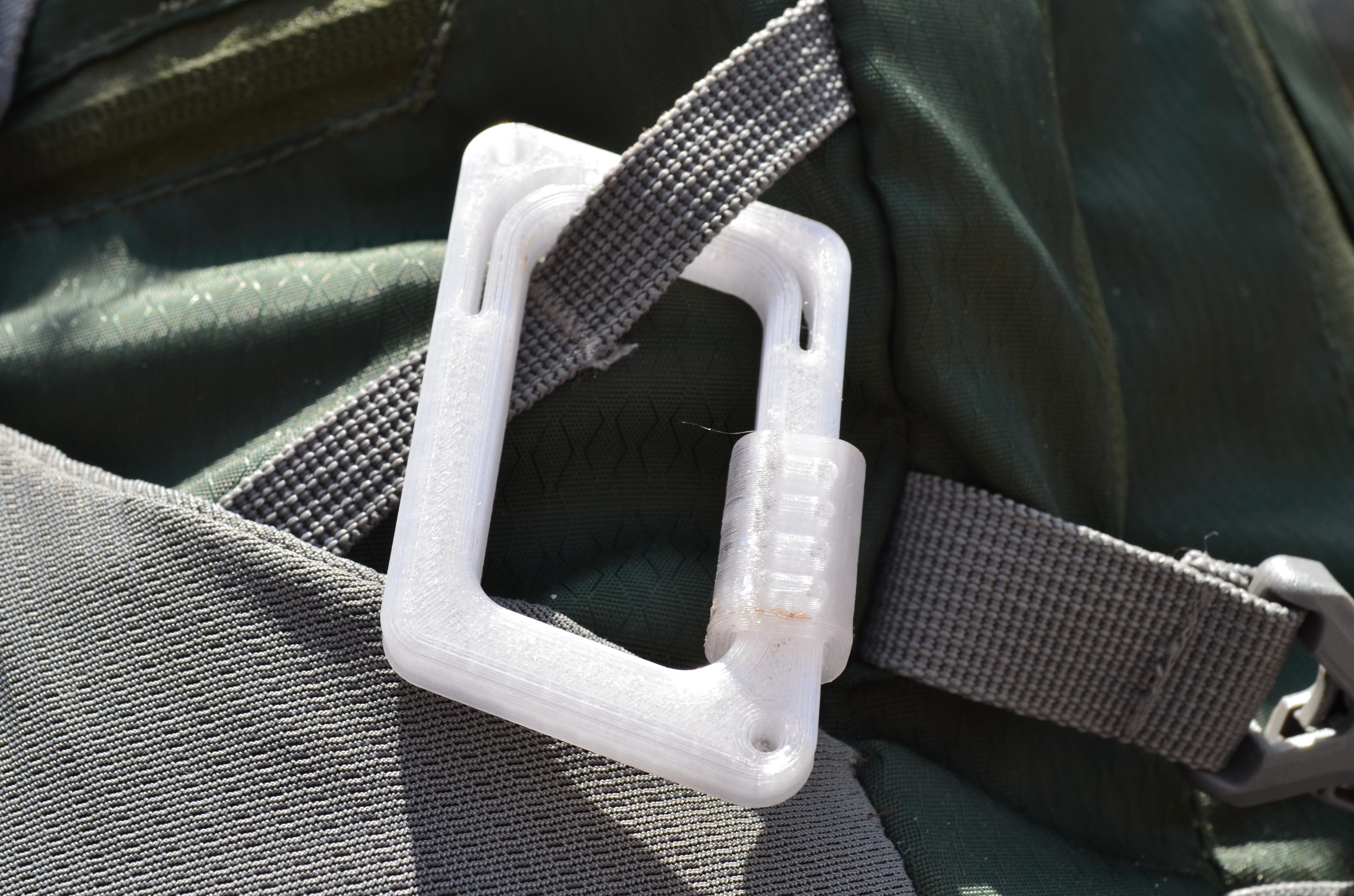 3D Printed Carabiner 3d model