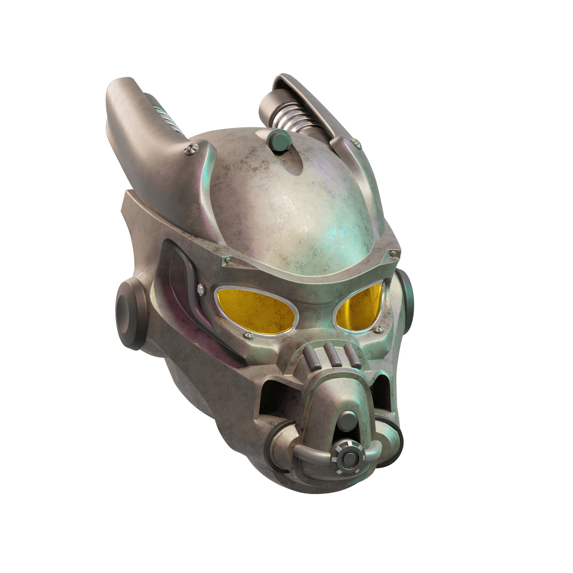 Fallout X02 Power Armor Helmet 3d model