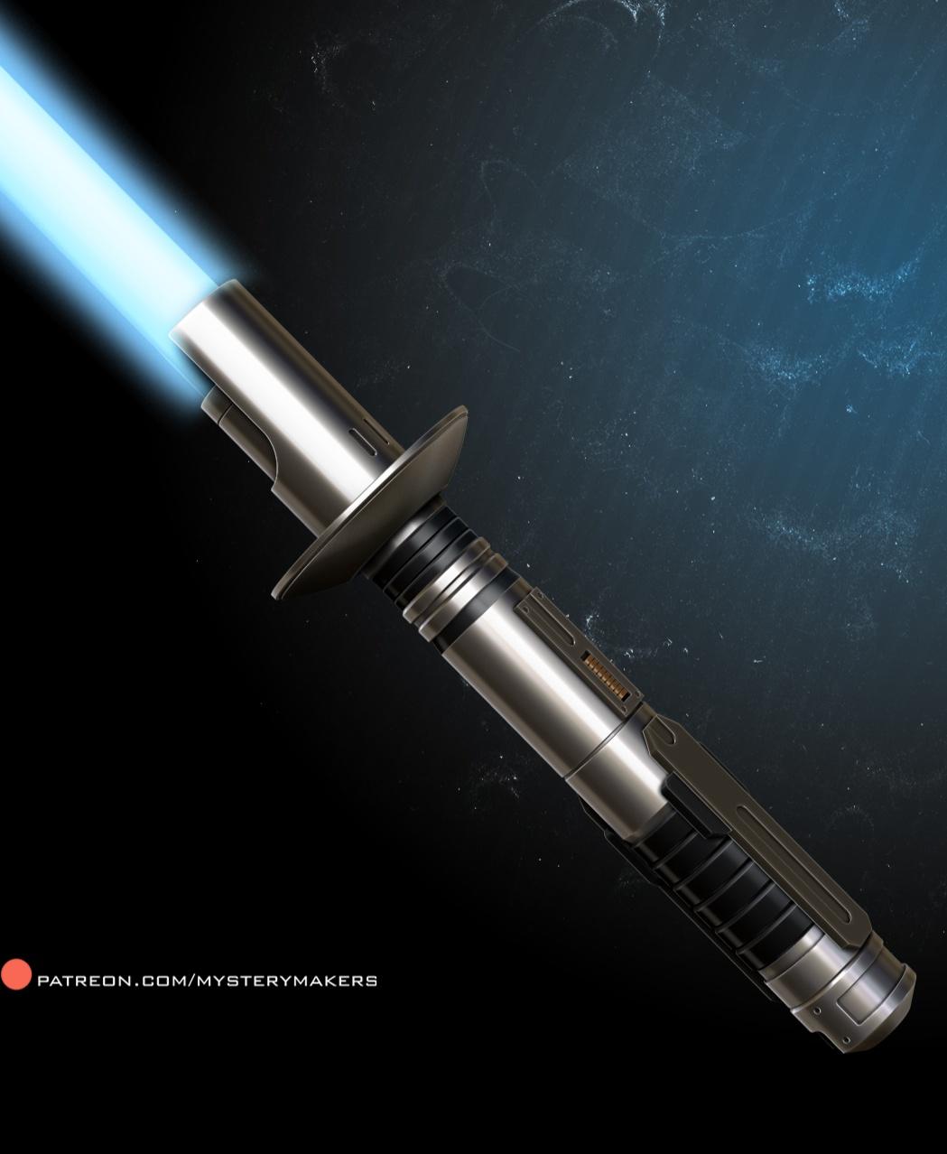 Ezra Bridger new lightsaber 3d model