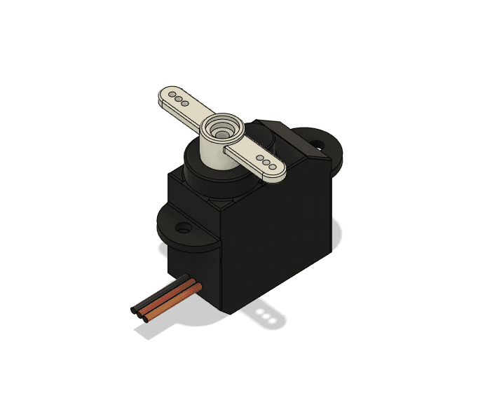 DM-S0020 2.1G Ultra-Micro Servo 3d model