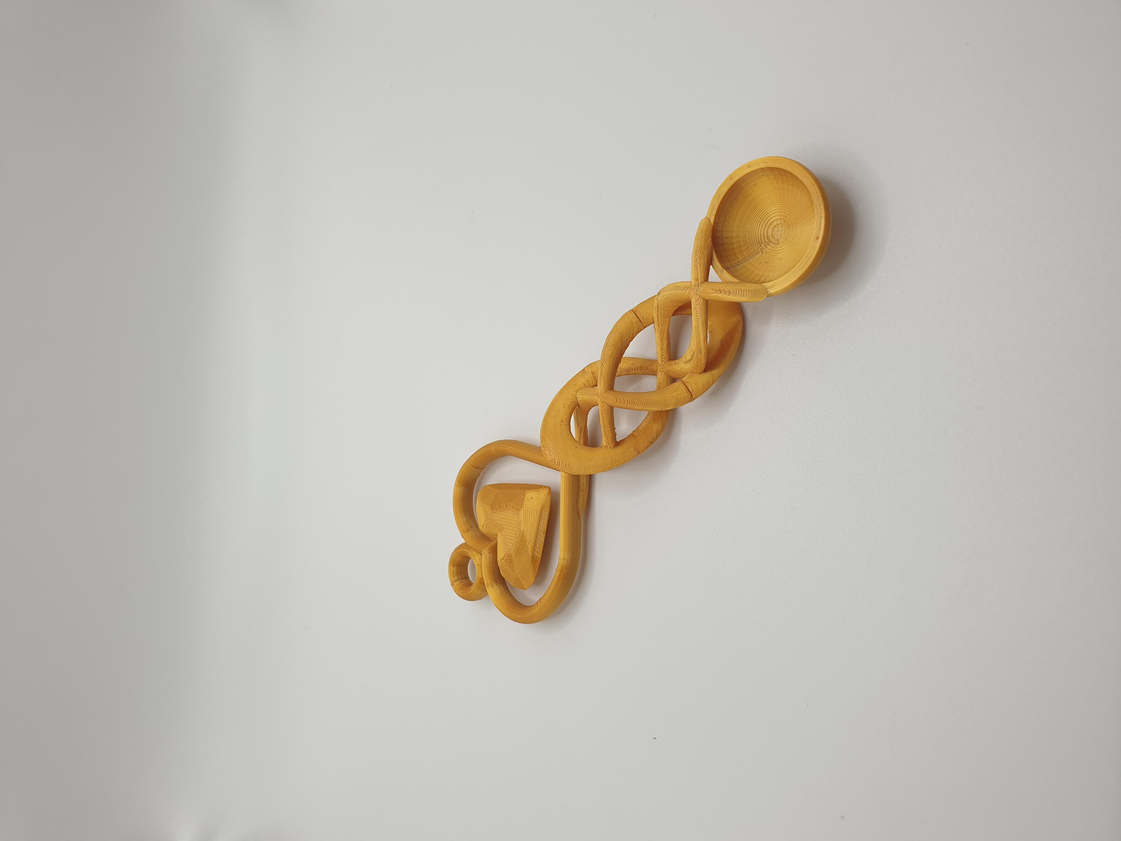 Welsh love spoon 3d model