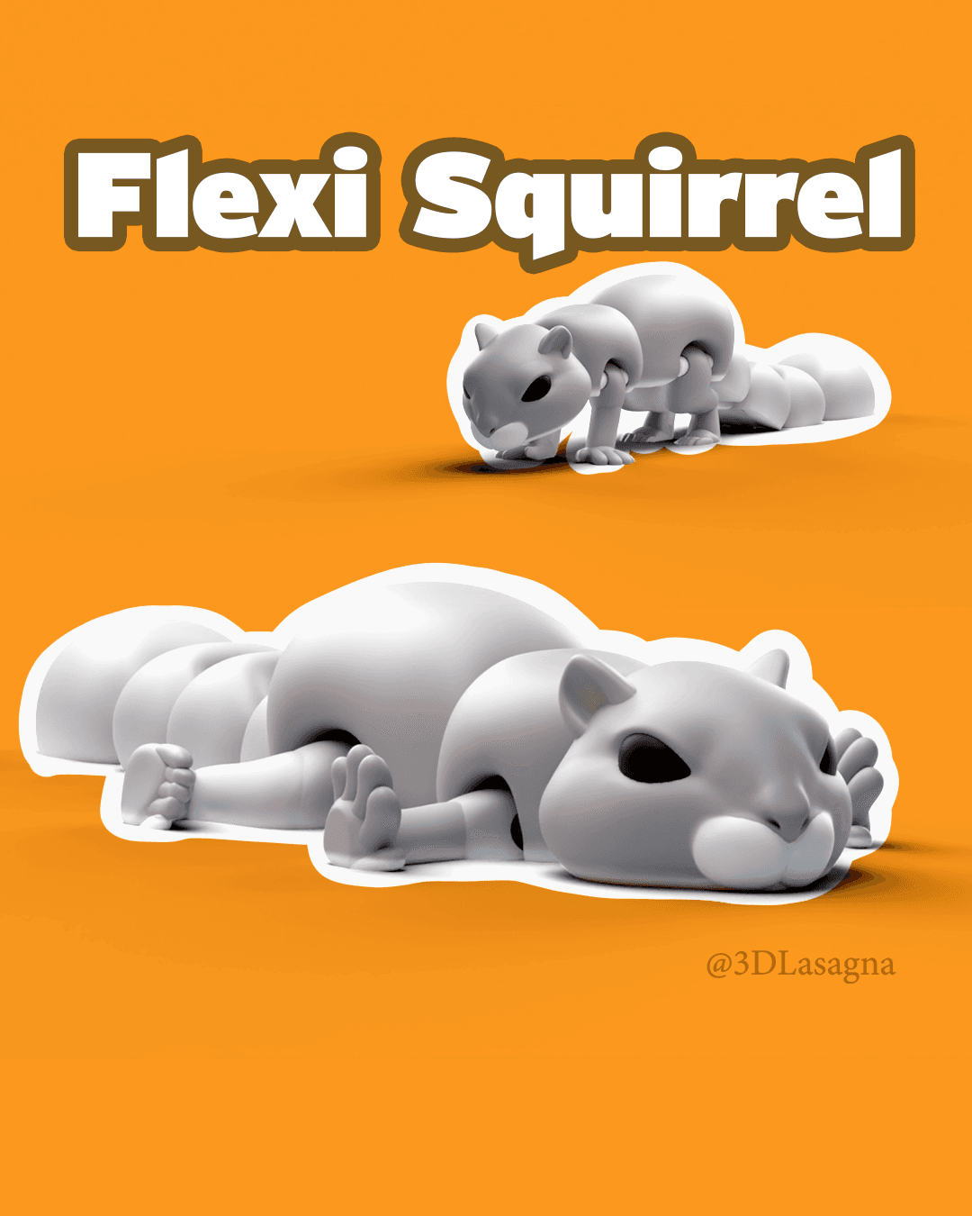 3DL Flexi Squirrel 3d model