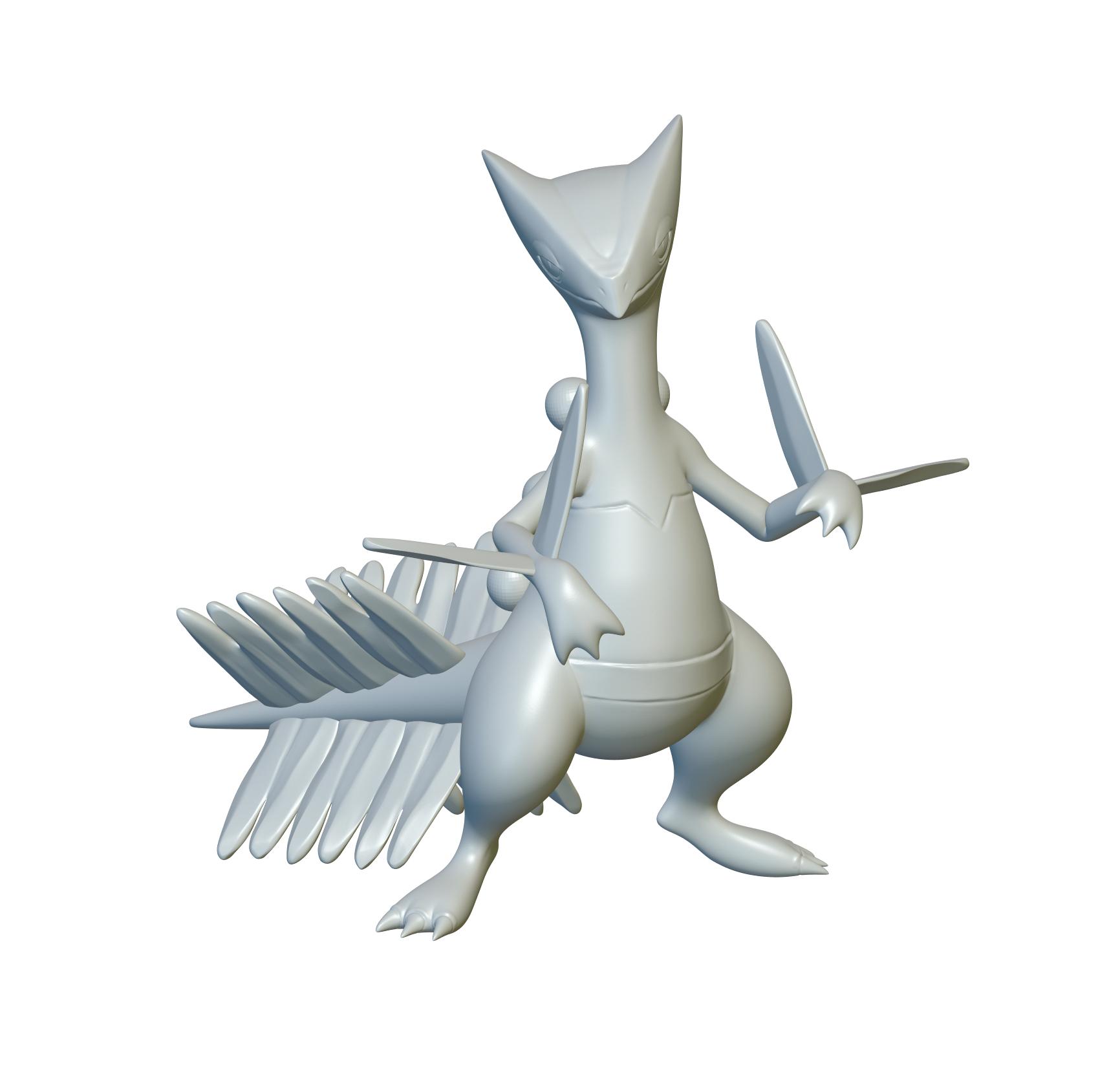 Pokemon Sceptile #254 - Optimized for 3D Printing 3d model