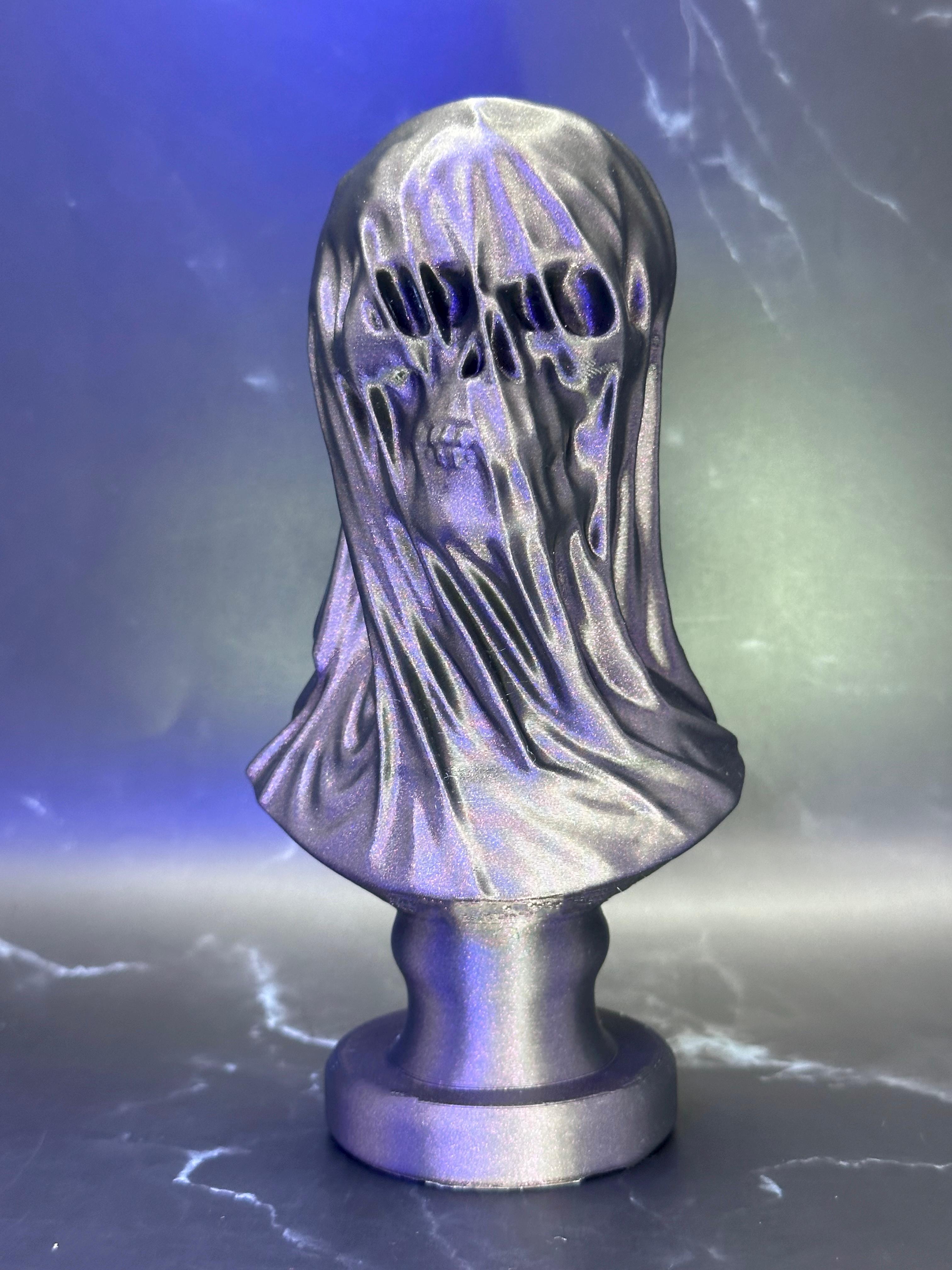 Draped Skull Bust (Pre Supported) 3d model