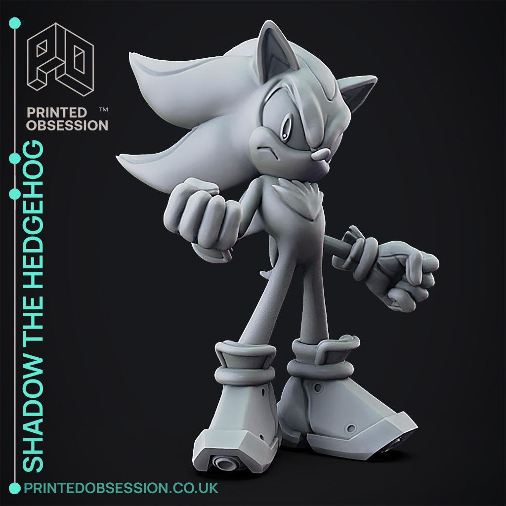 Shadow The Hedgehog - Sonic Adventure 2 - Fan Art 3d model