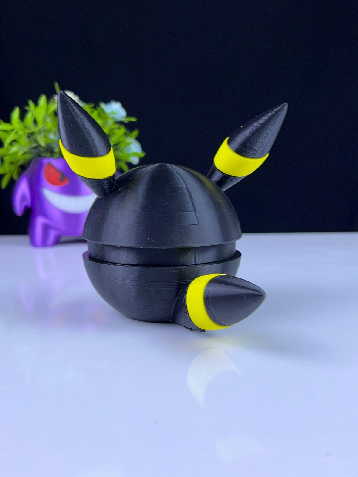 umbreon pokeball 3d model