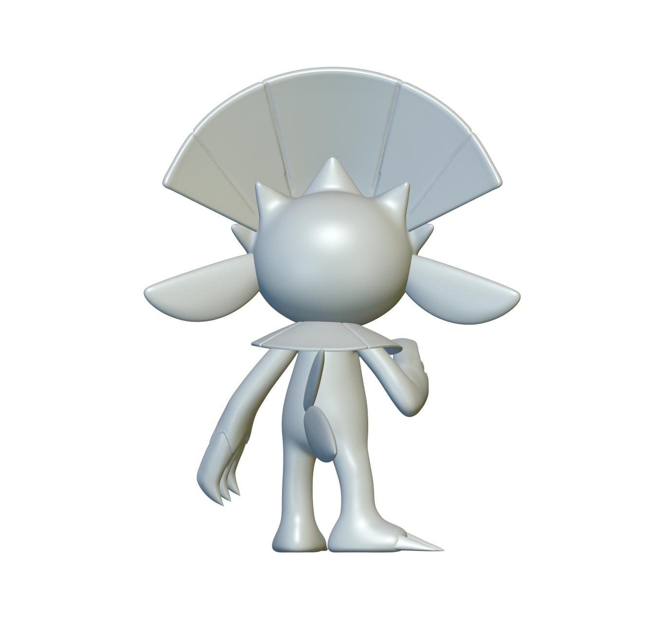 Pokemon Weavile #461 - Optimized for 3D Printing 3d model