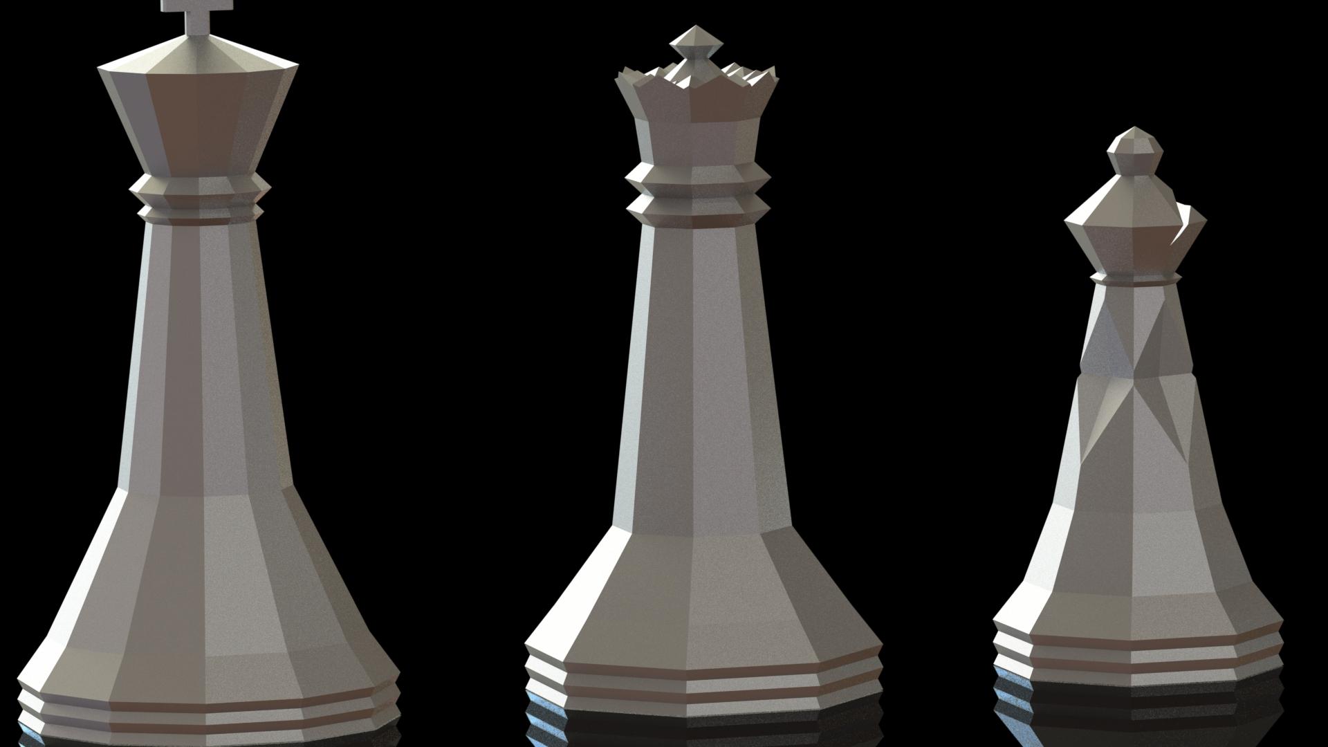 Chess Set 02 v01.STL 3d model