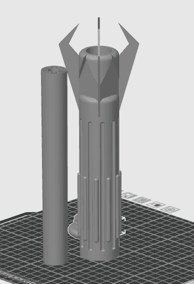 collapsing lighsaber 3d model