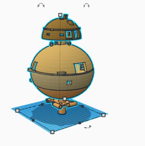 Basic Space Station 3d model