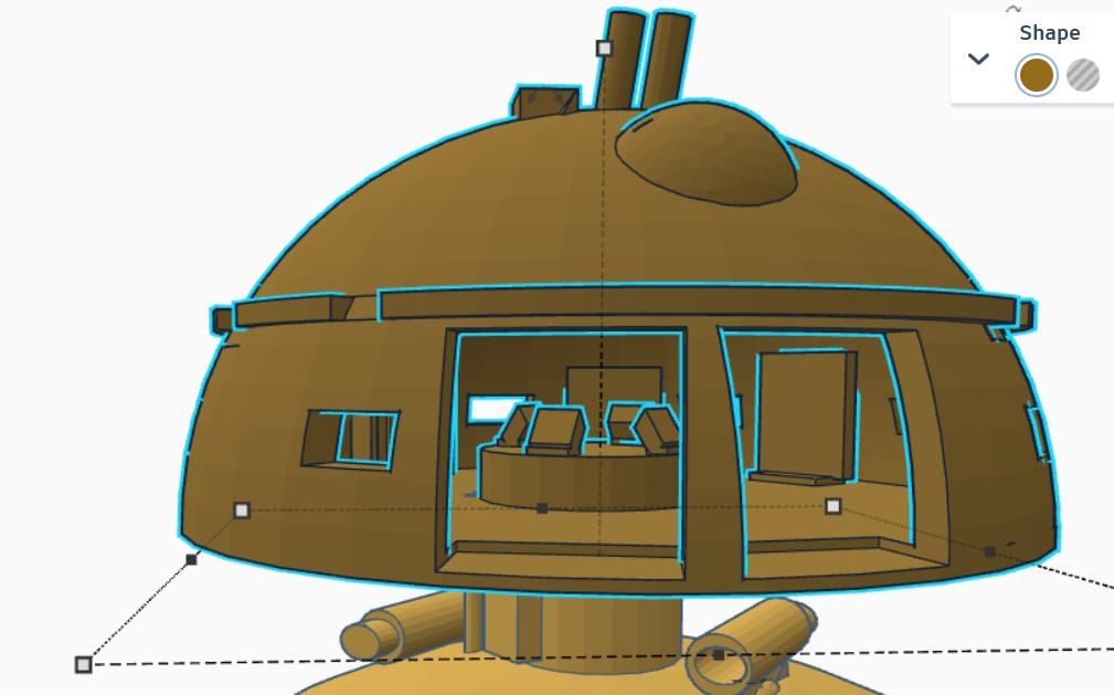 Basic Space Station 3d model