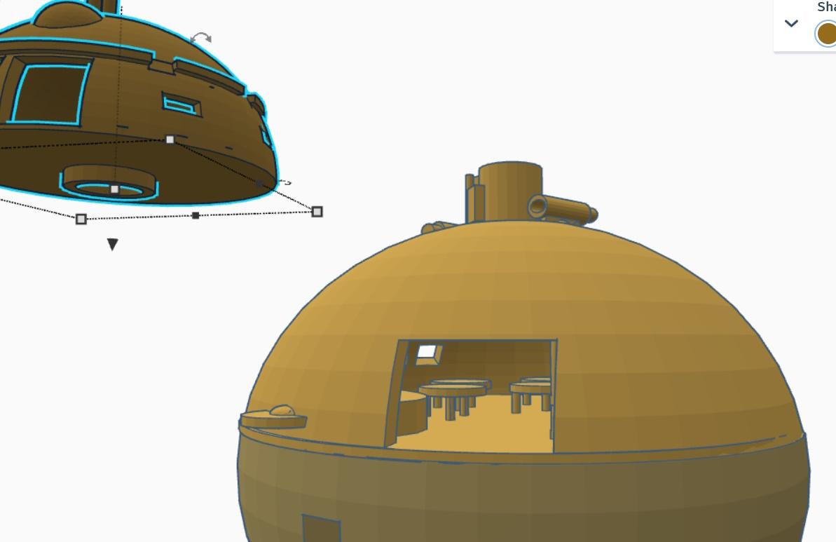 Basic Space Station 3d model