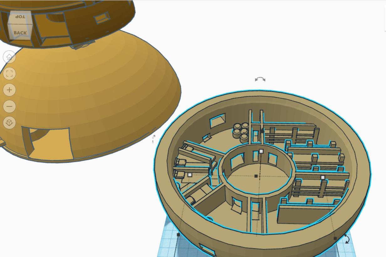 Basic Space Station 3d model