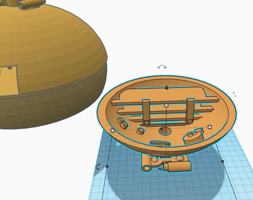 Basic Space Station 3d model