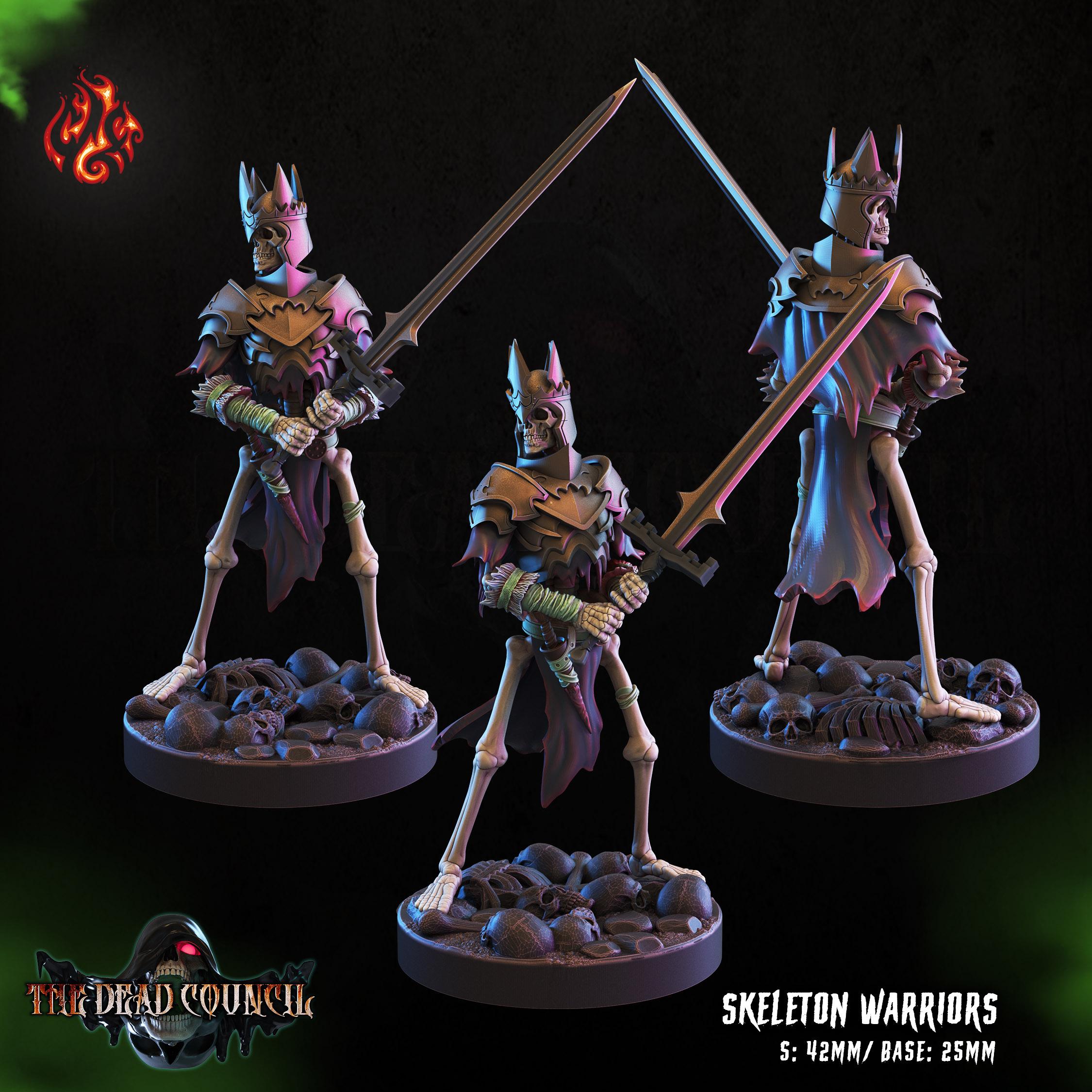 Skeleton Warriors 3d model