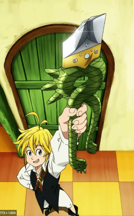 Meliodas' dragon handle (broken sword) 3d model