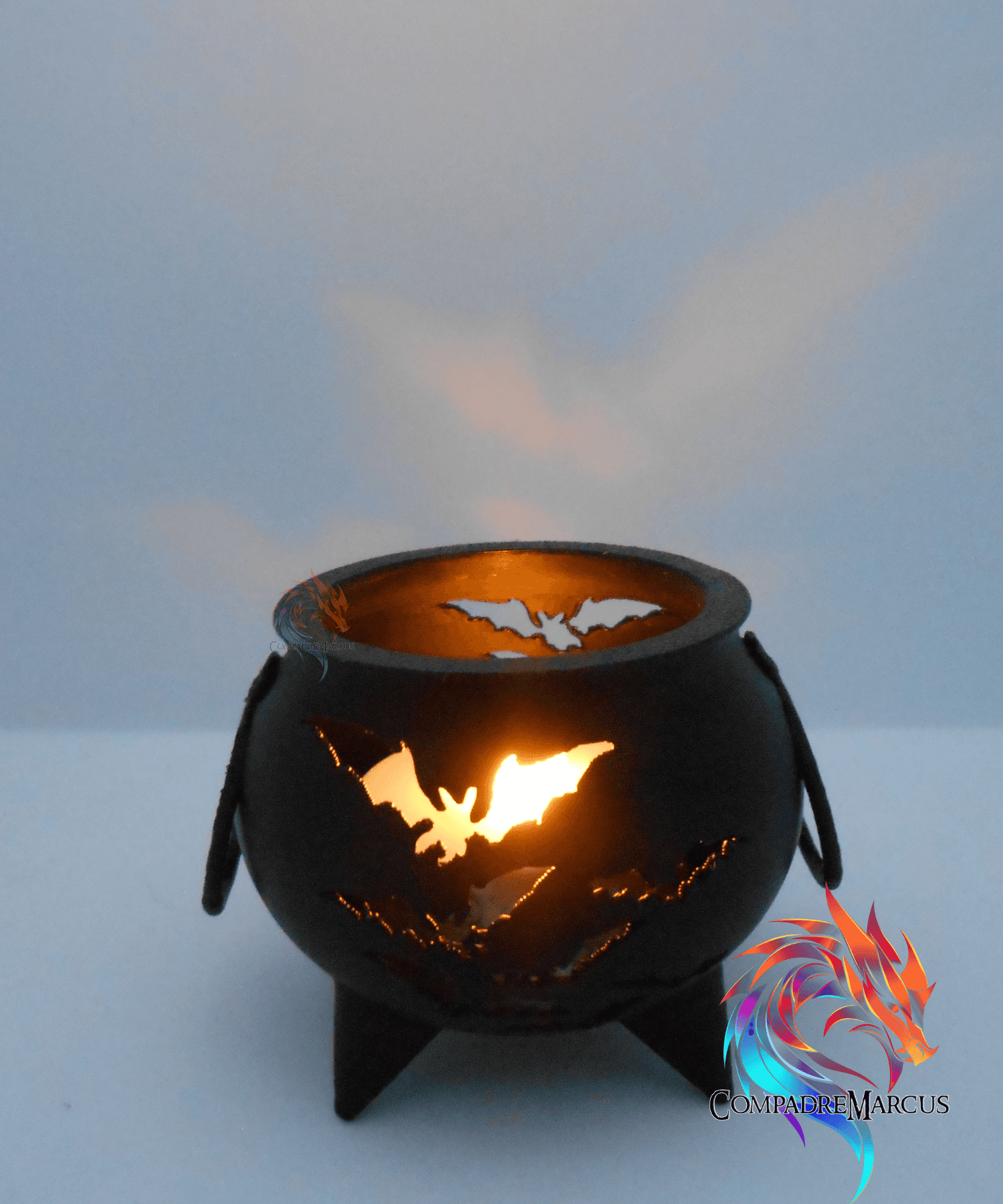 Mini Cauldron Tealight Holder 2 / 3mf included 3d model