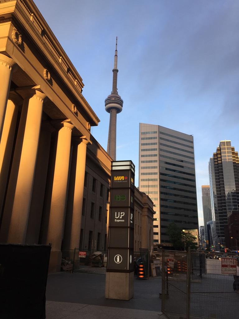 HueForge Toronto Union Station & CN Tower 3d model