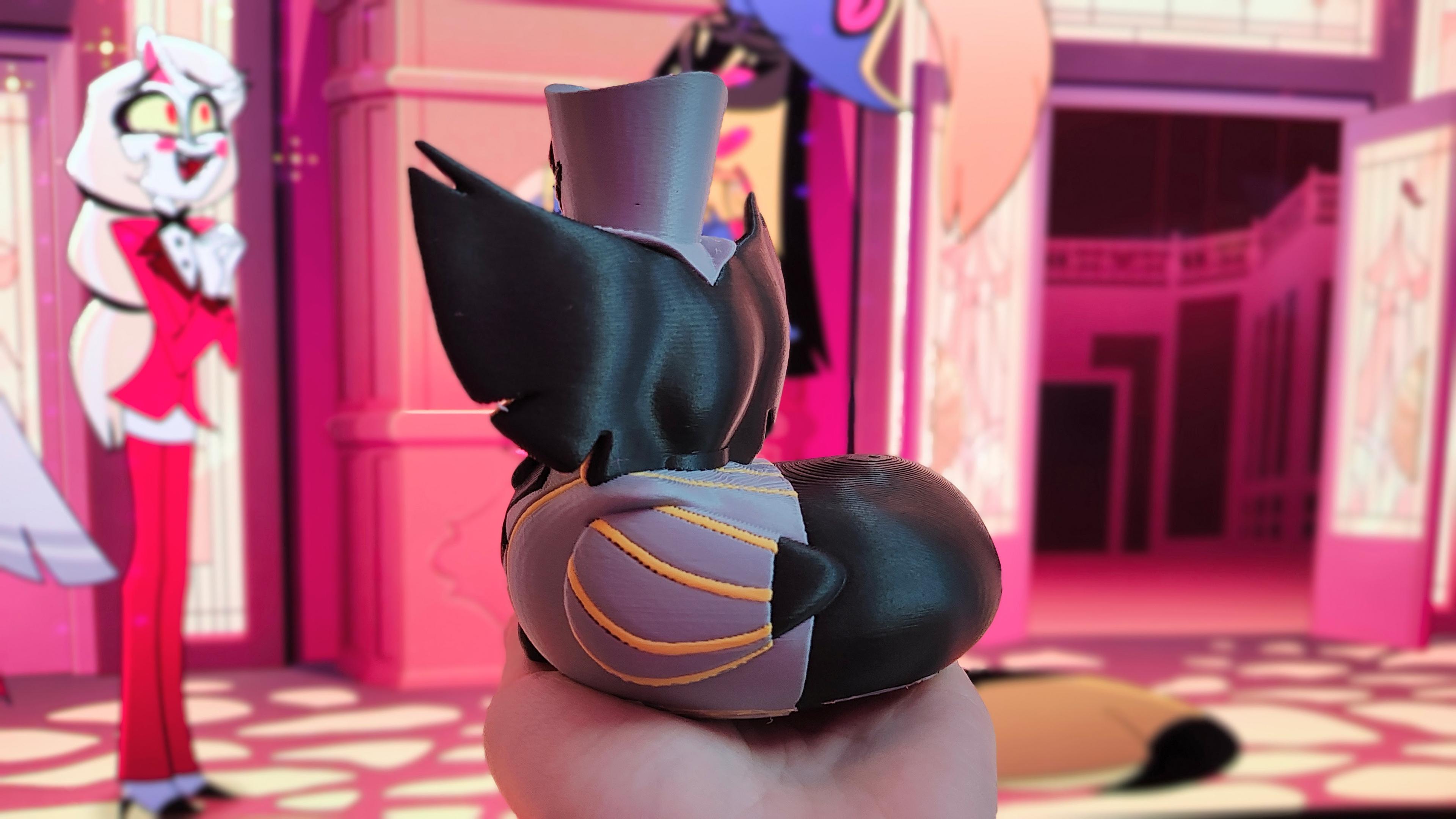 Sir Pentious Ducky - Hazbin Hotel Rubber Duck 3d model