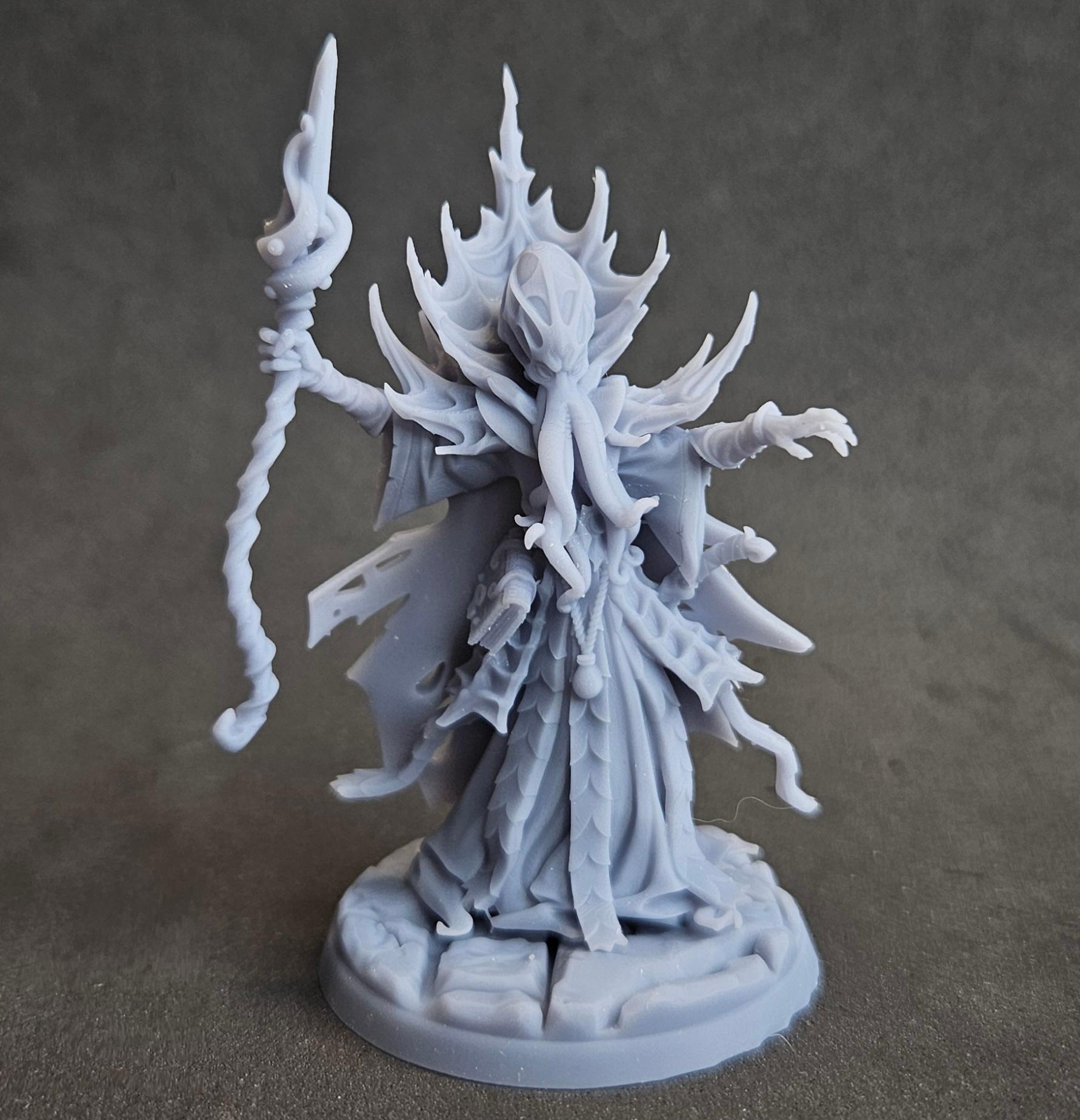 F Mindflayer Supreme - With Free Dragon Warhammer - 5e DnD Inspired for RPG and Wargamers 3d model