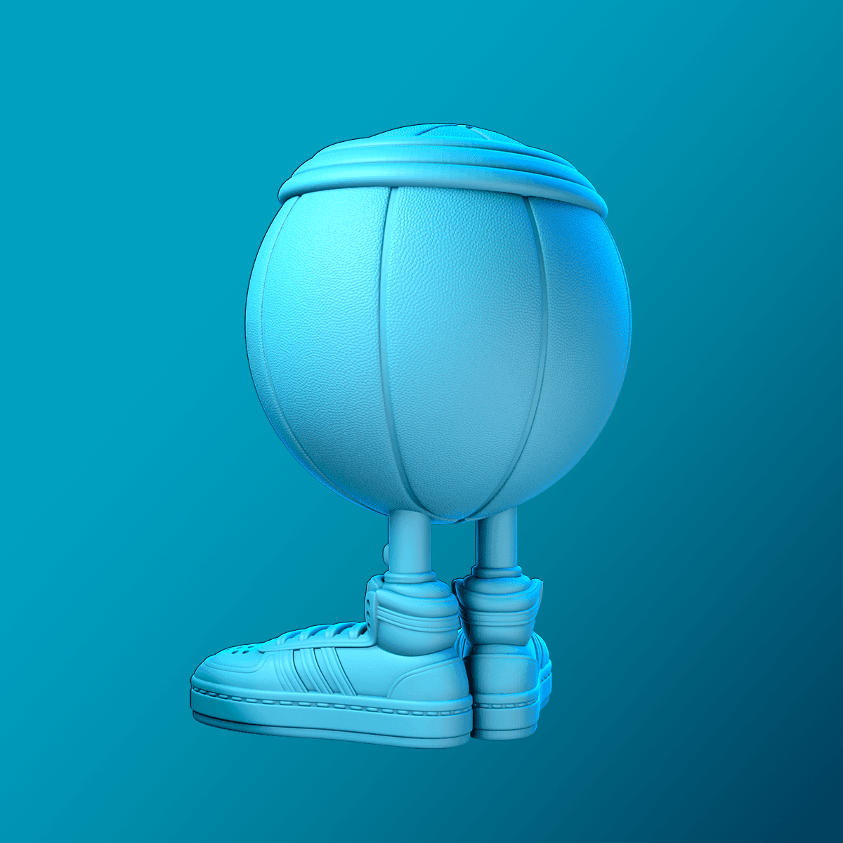 Stoney Basketball 3d model