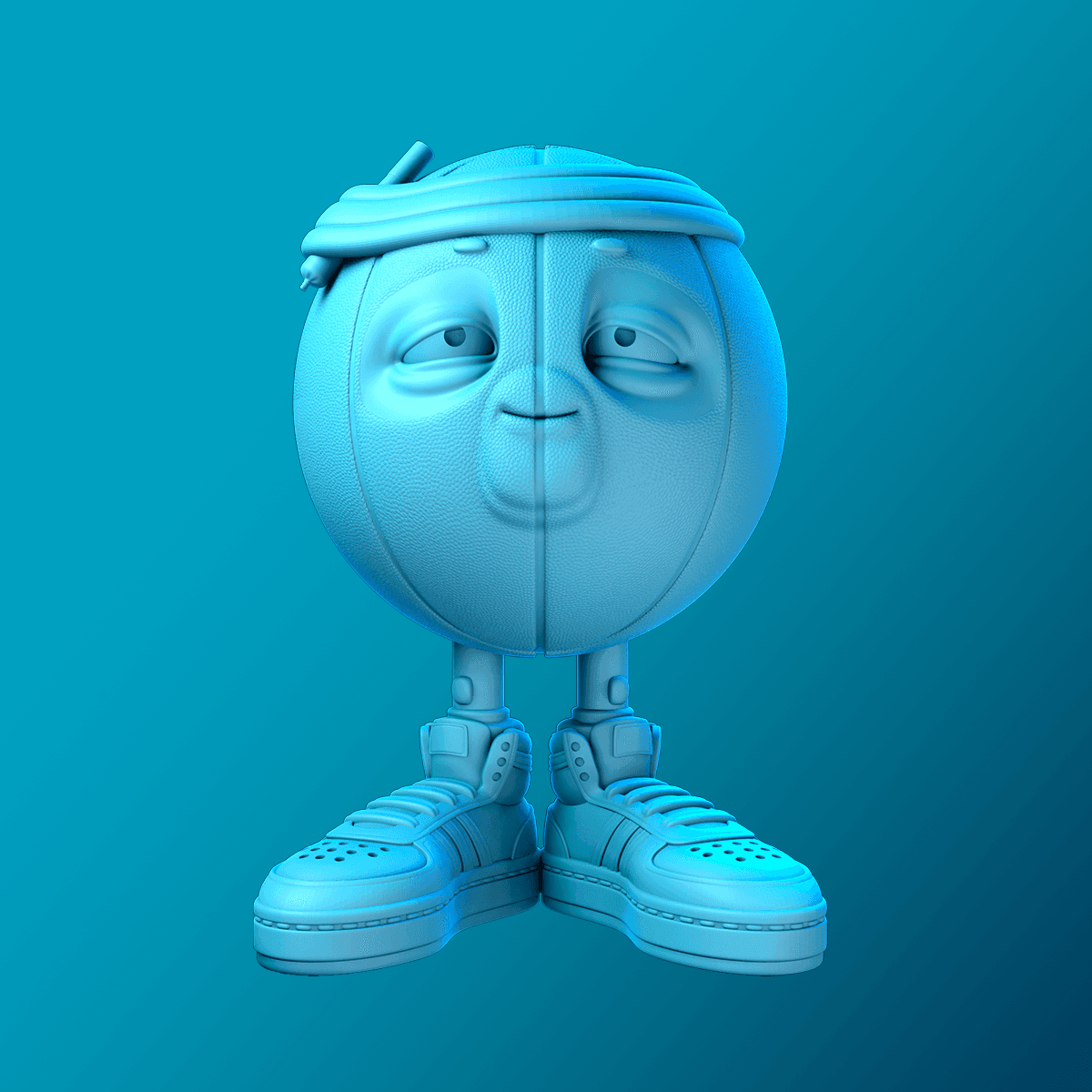 Stoney Basketball 3d model