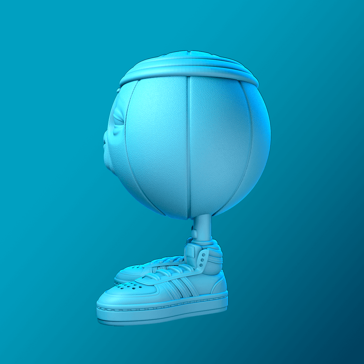 Stoney Basketball 3d model