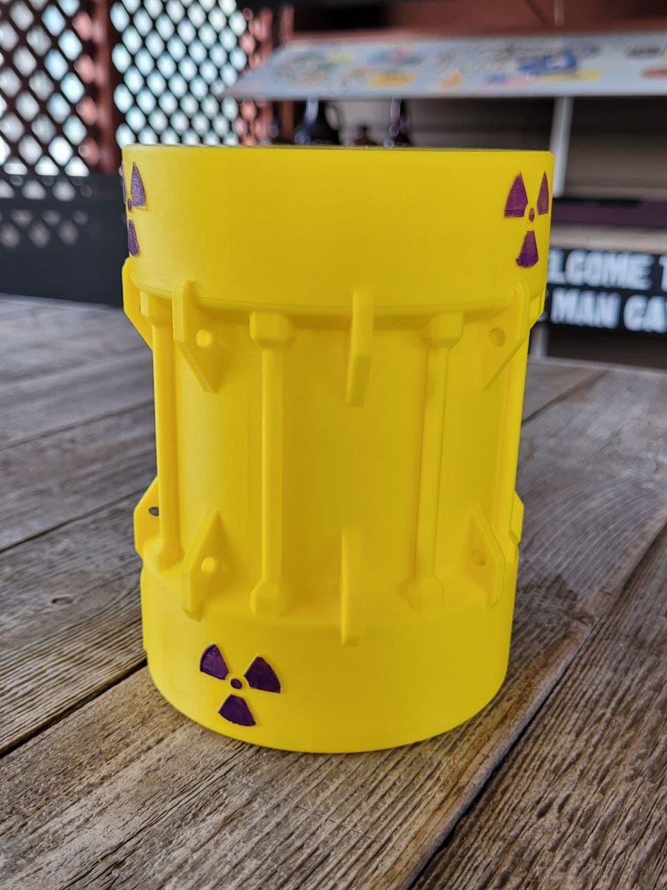 Radioactive Material Shipping Cask Stash Container 3d model