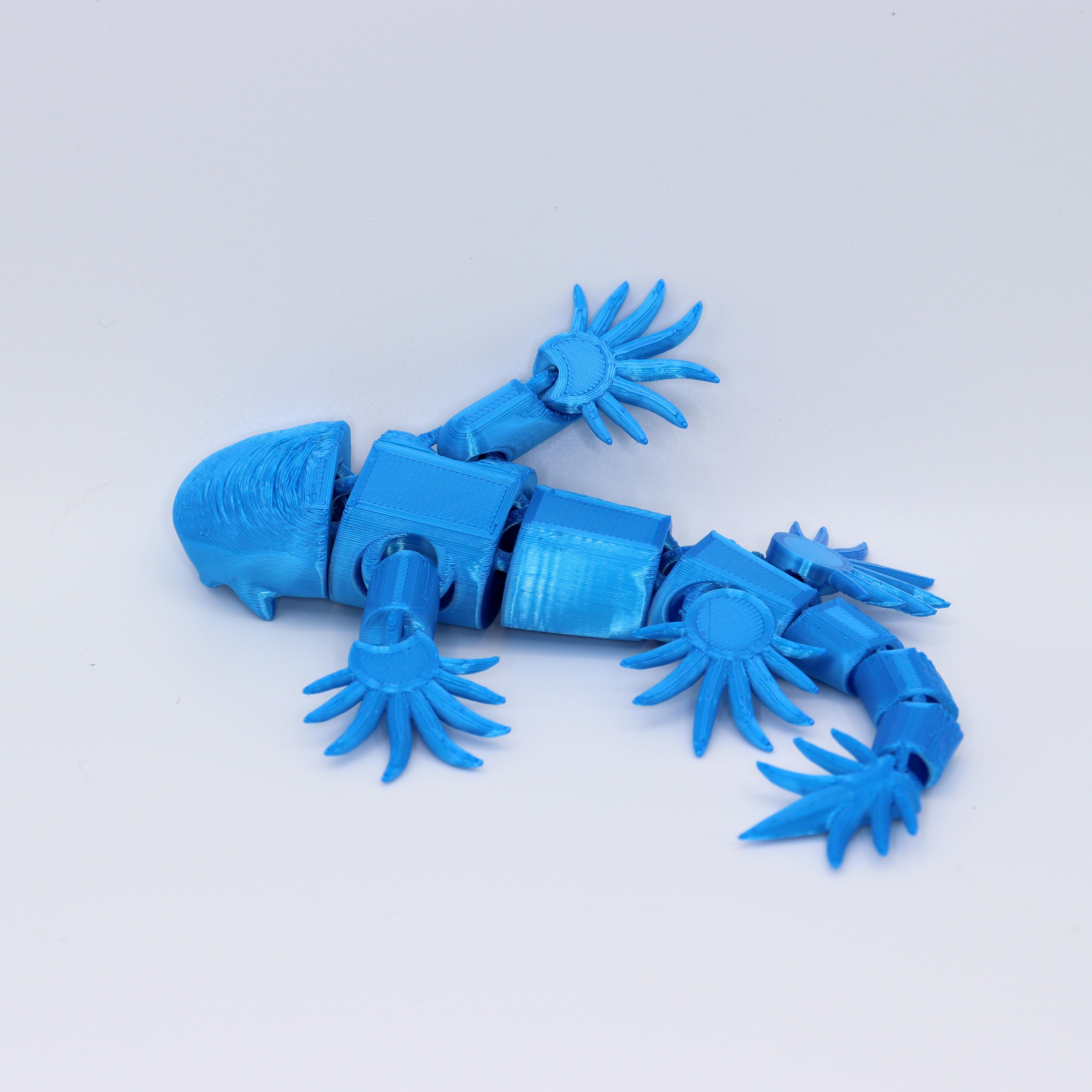 Blue Sea dragon articulated 3d model