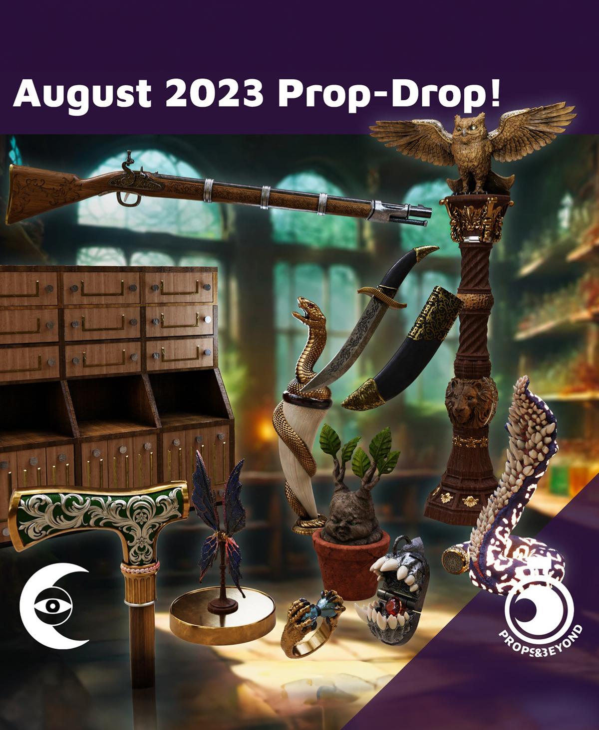 August 2023 Prop Drop - Alchemist's Repository 3d model