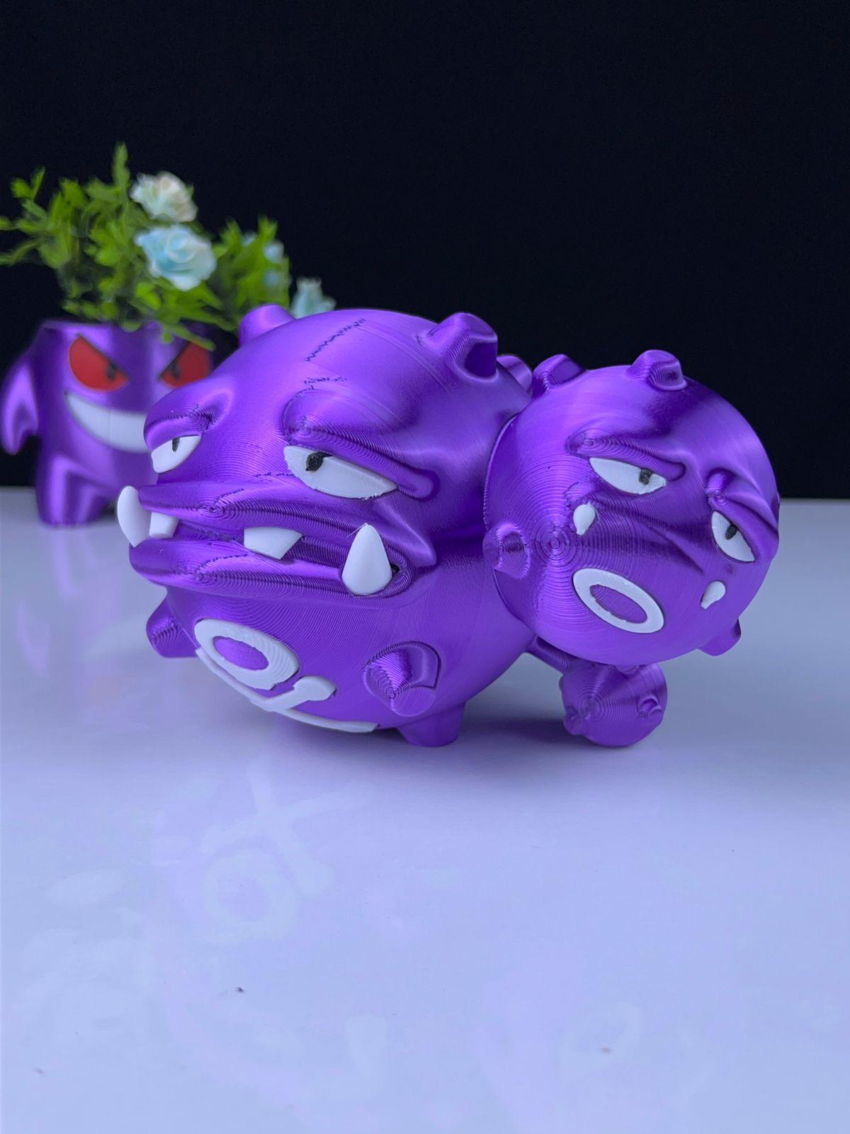 Weezing Pokemon - Multipart 3d model