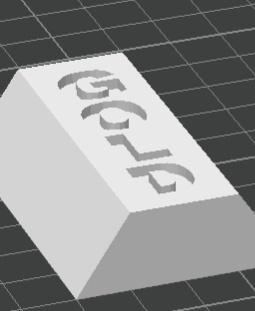 gold bar.stl 3d model