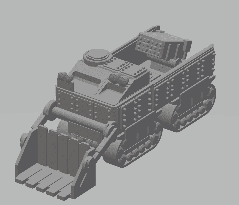 FHW: Ratheen Ironclad Hellfire Truck 3d model