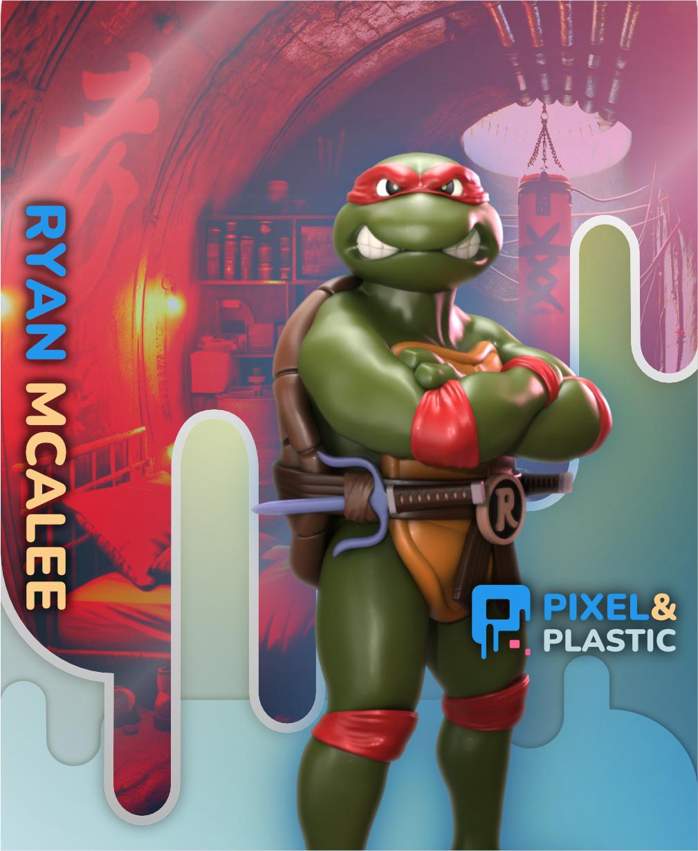 Raphael - TMNT 3D Printable Raphael - Teenage Mutant Ninja Turtles (80s-90s Cartoons) 3d model