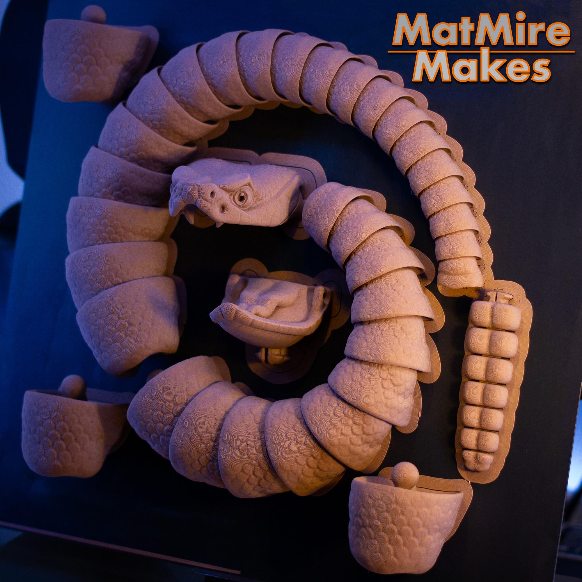 Rattlesnake - Articulated Figure 3d model