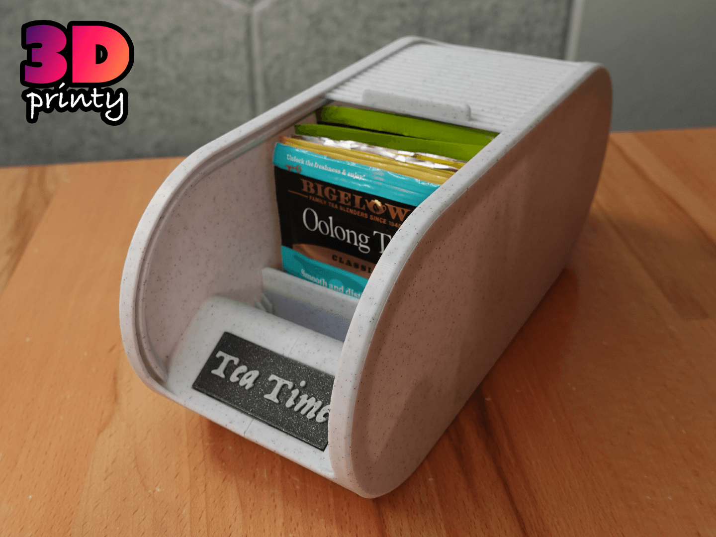 Shutter Box - Tea Box 3d model