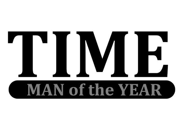 man of the year - mirror sticker 3d model