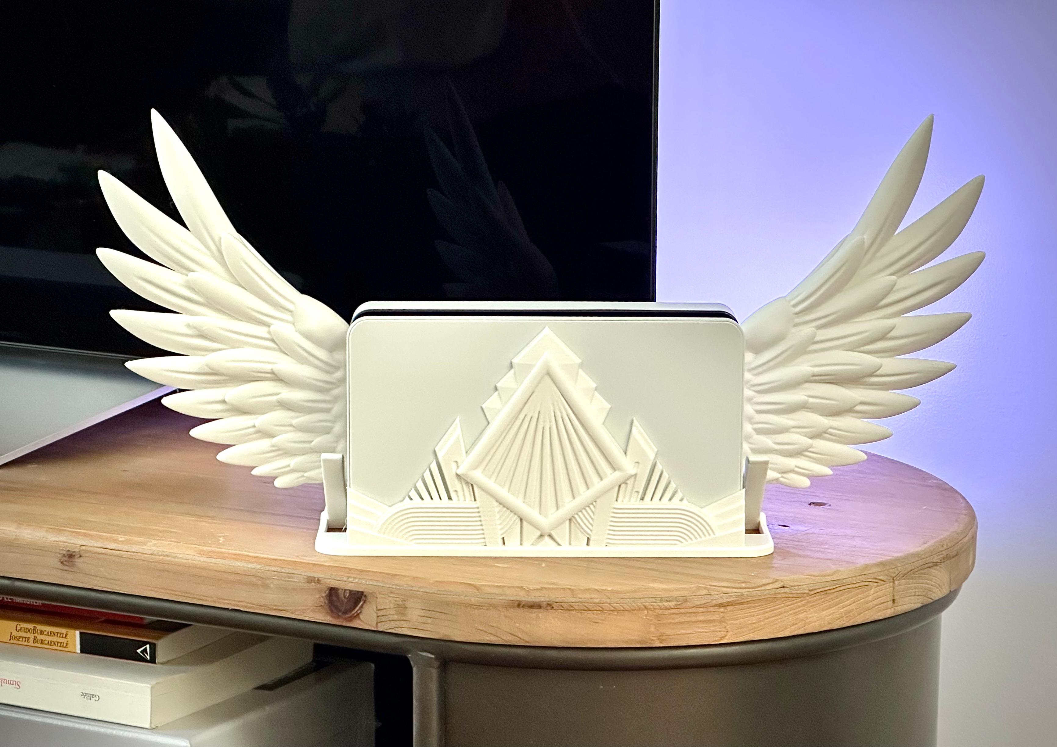 Art Deco Wings Switch Dock 3d model