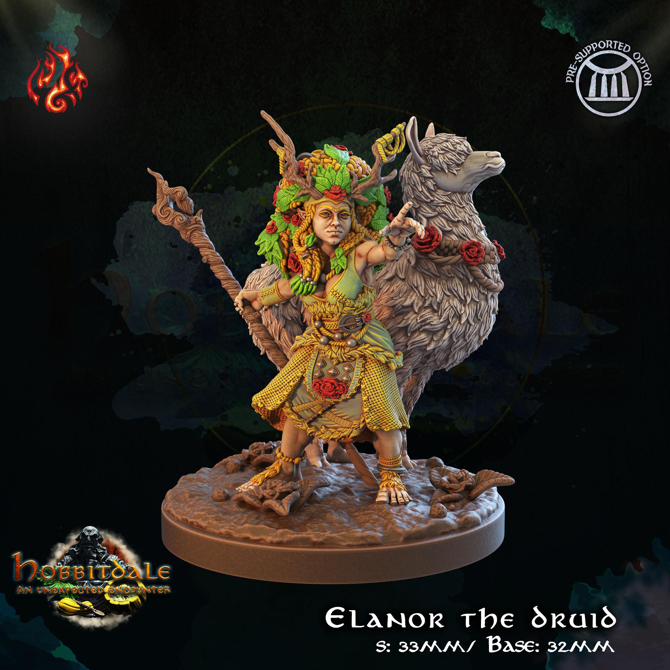 Elanor the Druid 3d model