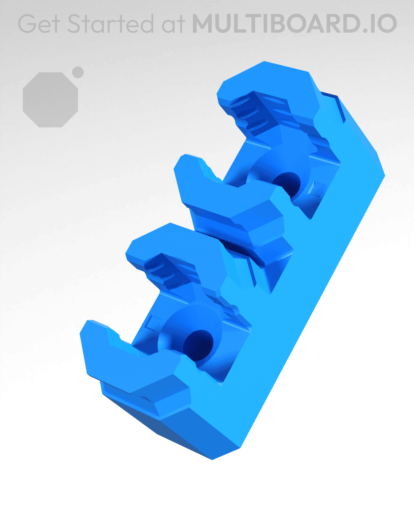 15 mm - Dual Offset Snaps (DS Part A) 3d model