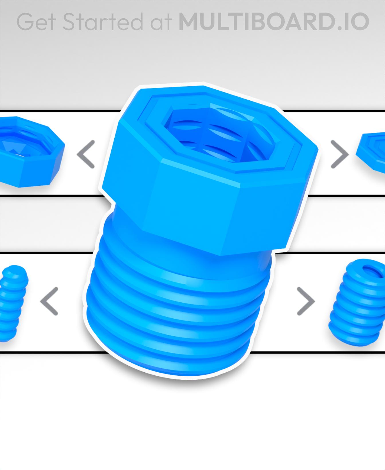 Multiboard Bolt Generator  3d model