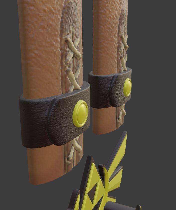 SWORD OF THE HERO FROM ZELDA TEARS OF THE KINGDOM 3d model