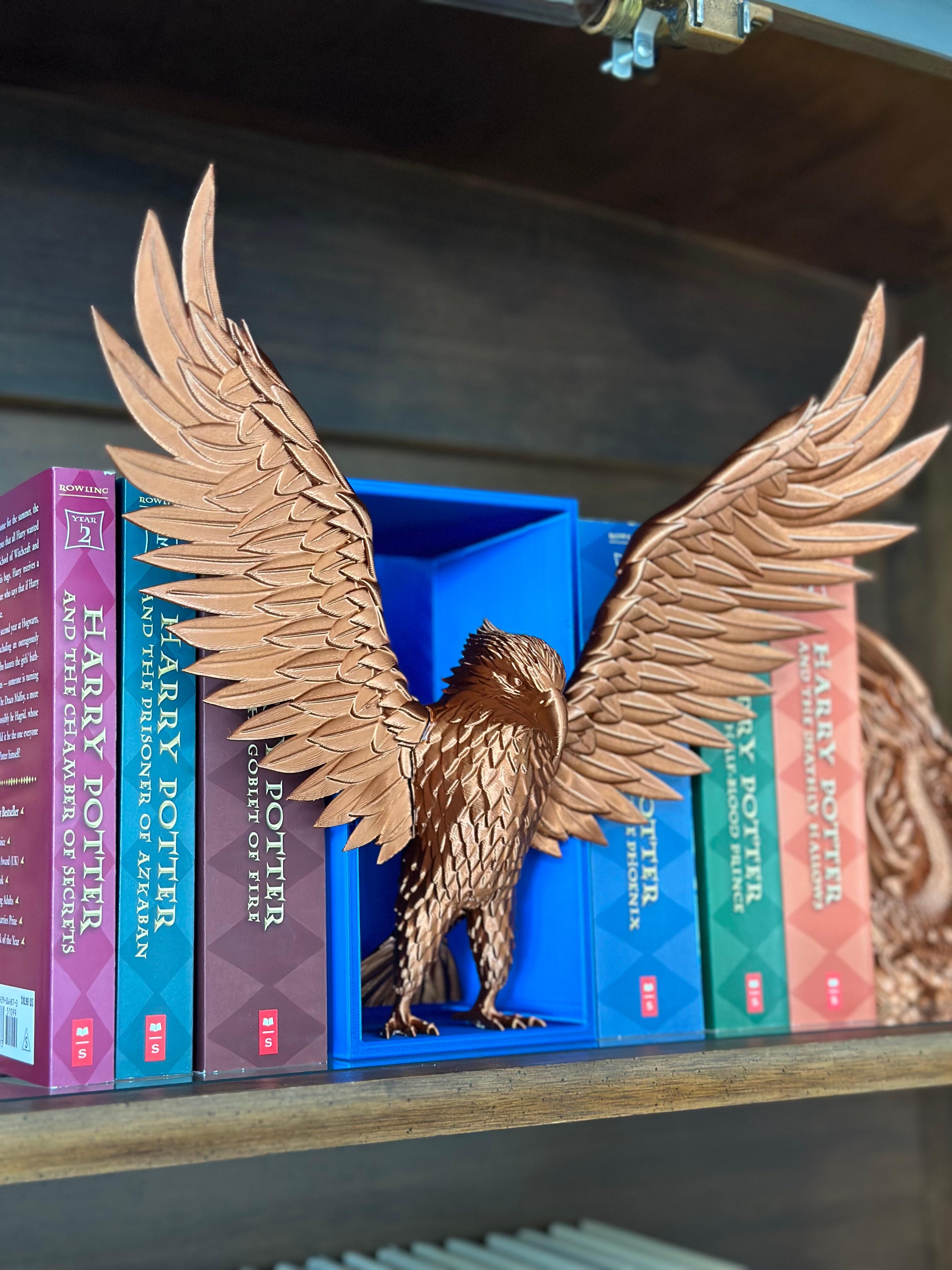 Eagle Emerging- Ravenclaw Inspired Book Nook 3d model