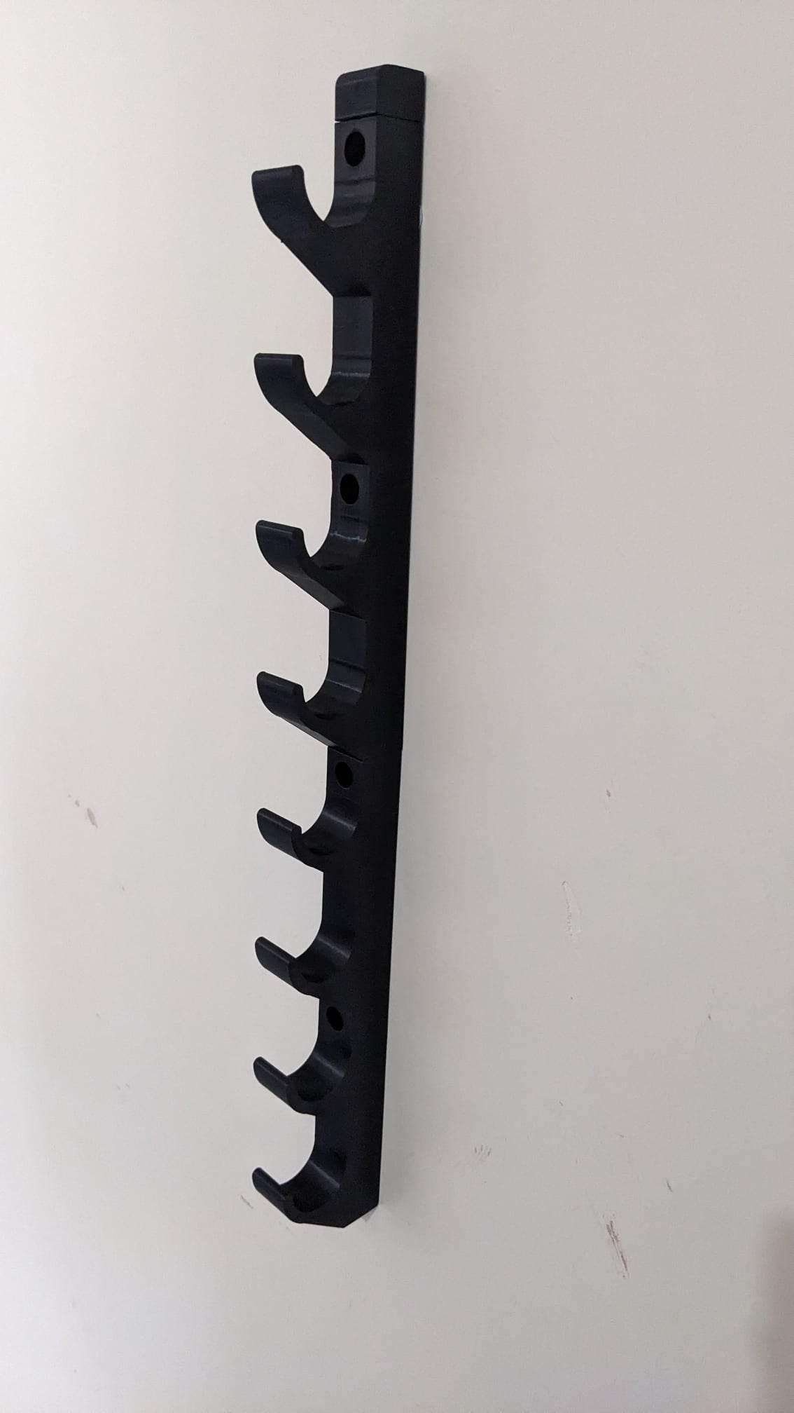 Wall Mounted Rod Rack.stl 3d model