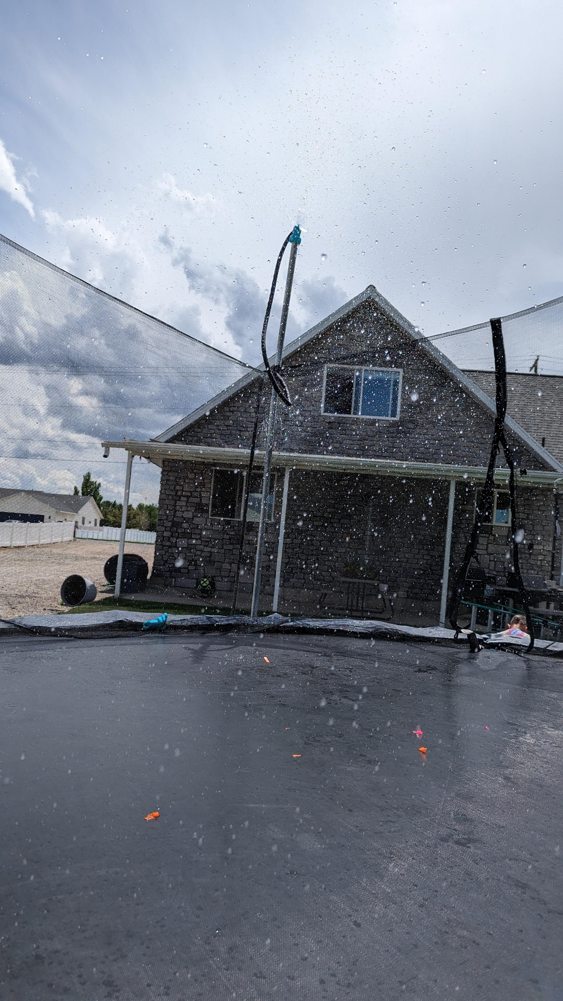 Trampoline Water Sprayer Print In Place #OutdoorThangs 3d model