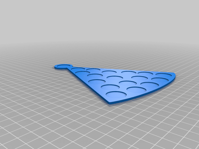 feesthoedjes magneetschijfjes 3d model