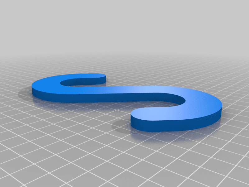 S Hook Fusion 360 Shape Optimization Demo  3d model
