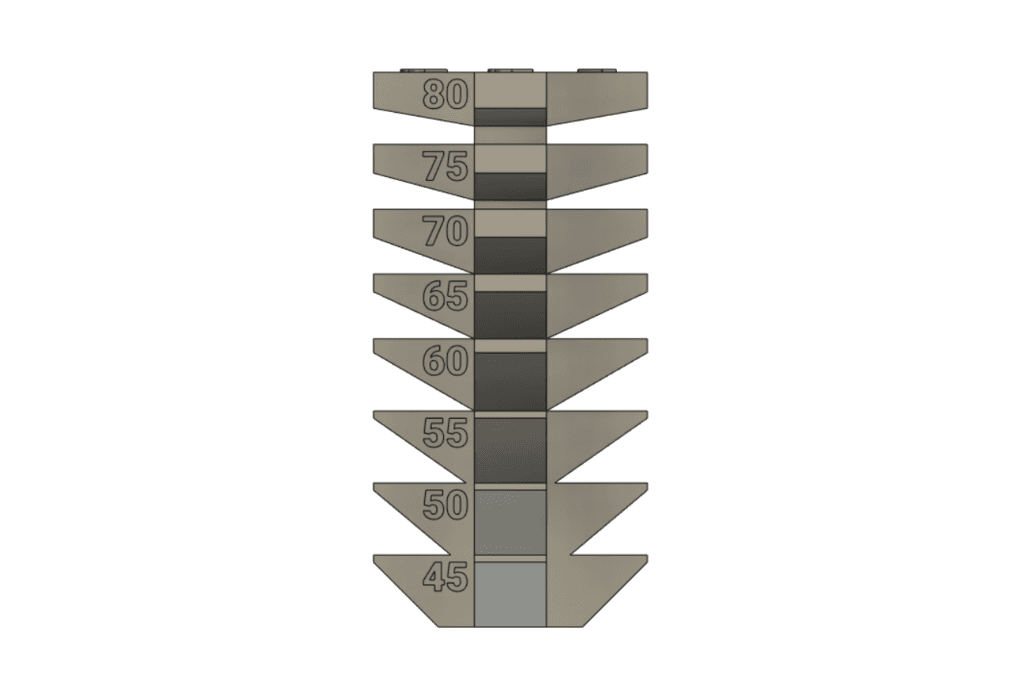 K3D Overhang test 3d model