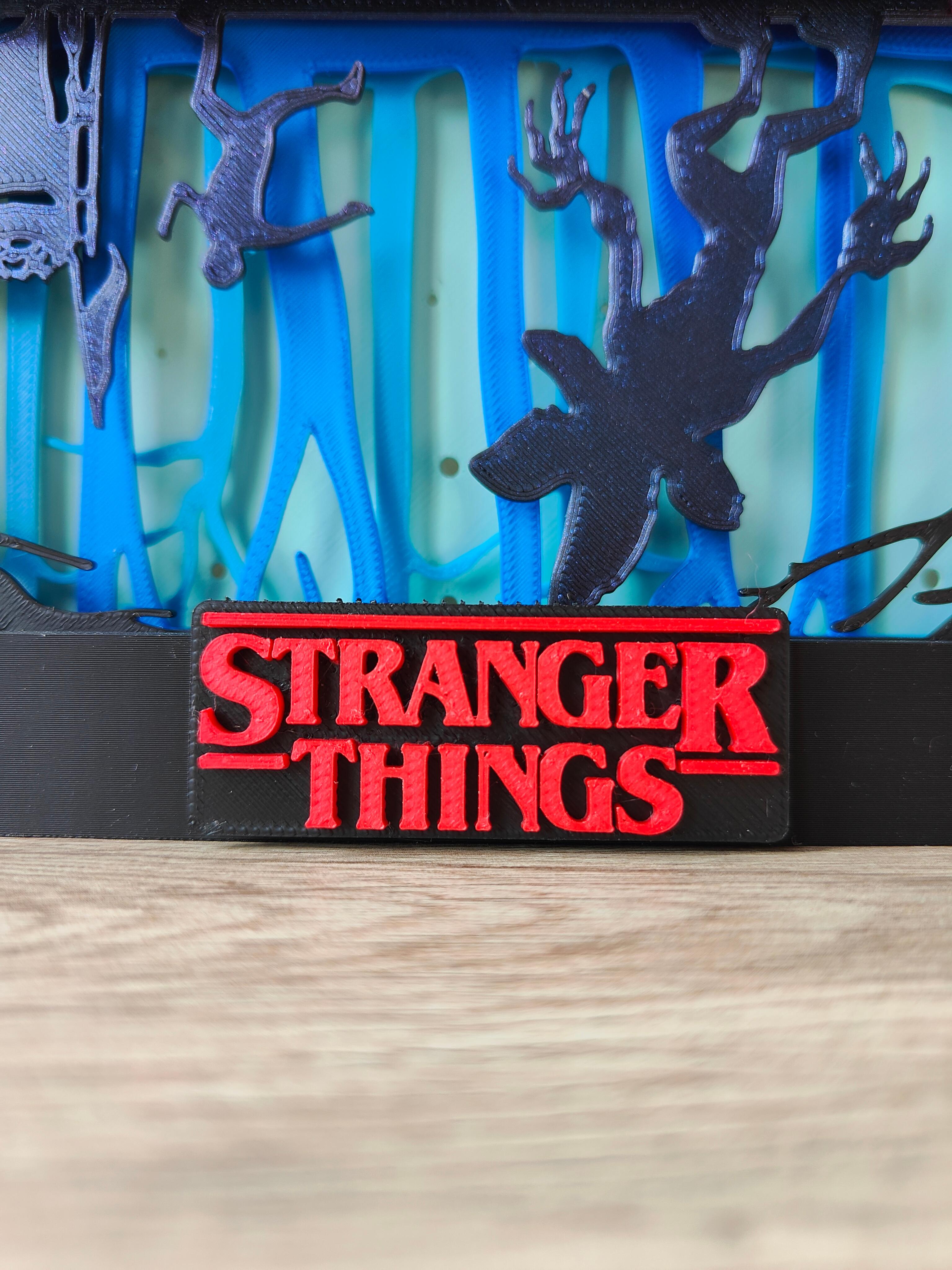 Stranger Things The Upside Down Shadow Box 3d model