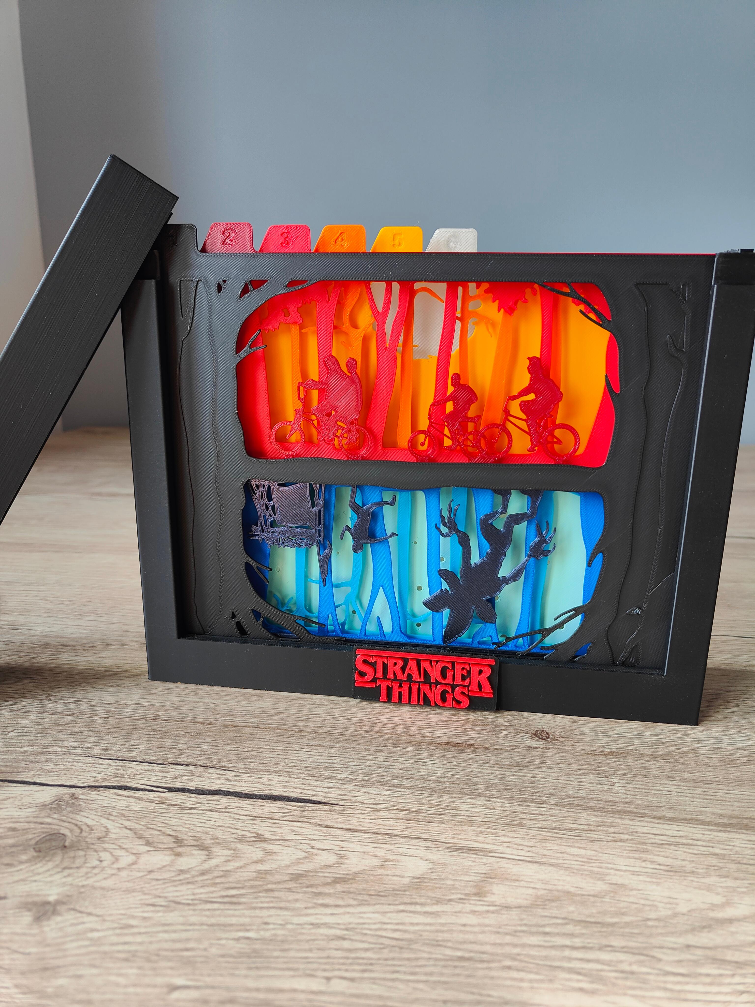 Stranger Things The Upside Down Shadow Box 3d model